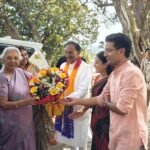 राज्यपाल आनंदीबेन पटेल ने लेखक गाँव की गतिविधियों का अवलोकन कर रचनात्मक पहल की खुलकर सराहना की