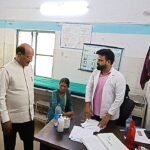 अस्पताल की ओपीडी, इमरजेंसी और वार्ड का मंत्री ने किया निरीक्षण